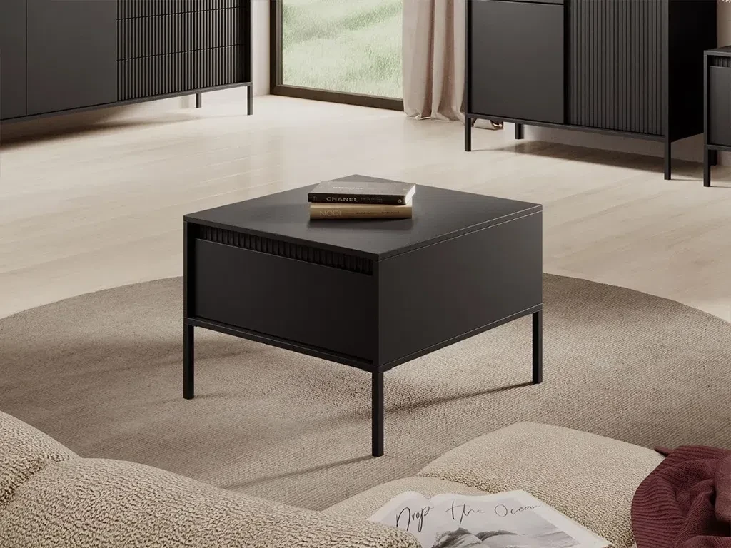 Стіл журнальний Senso F 1S, чорний графіт, фото 1