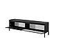 Тумба під телевізор Senso E 187 2D, чорний графіт, фото 3