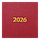 Щоденник датов. 2026 STRONG, A5, темно-червоний, бумвініл, фото 4