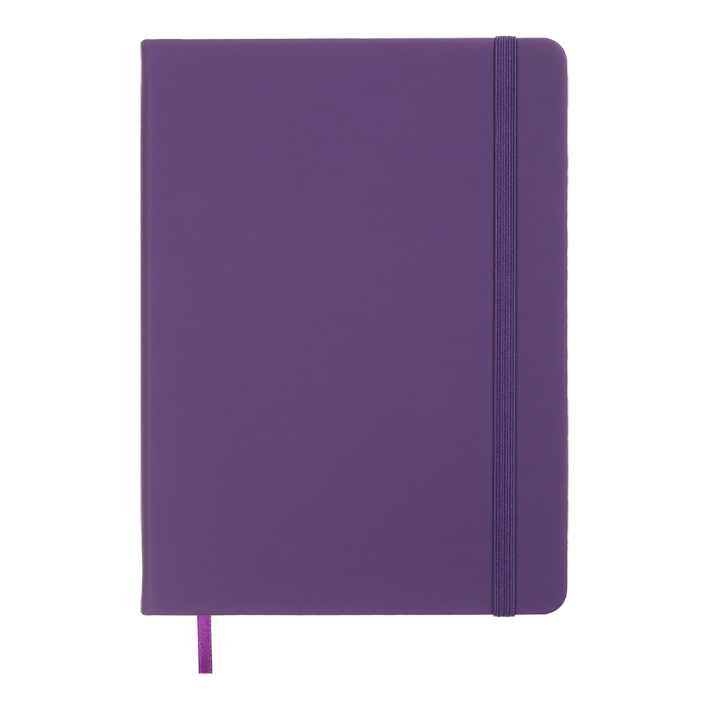 Щоденник датов. 2026 TOUCH ME, A5, фіолетовий, штуч. шкіра