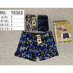 Труси "Графіті" для хлопчика підлітка тканина мастило Розміри: 6-8,8-10,10-12,12-14 років (11018)