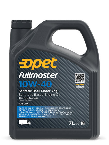 Олива OPET FULLMASTER 10W-40 7л, фото 1