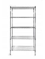 Стелаж складський - 5 полиць, 455x910x1840(H) мм 812204 Hendi