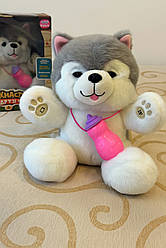 Інтерактивна м'яка іграшка собака казкар на українській мові