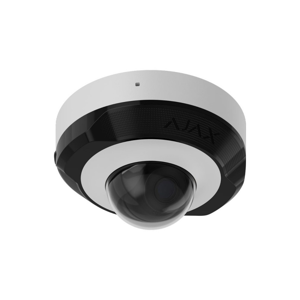 IP-відеокамера Ajax DomeCam Mini (8 Мп/4 мм) white, дротова з роздільною здатністю 8 Мп і кутом огляду до 85°, фото 1