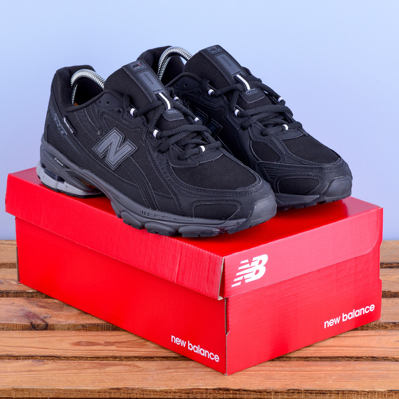 Термо Зимові кросівки New Balance 740 чорні, фото 1