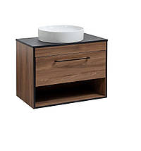 Тумба підвісна Valencia Т-3 80 см + стільниця, без умивальника, фото 3