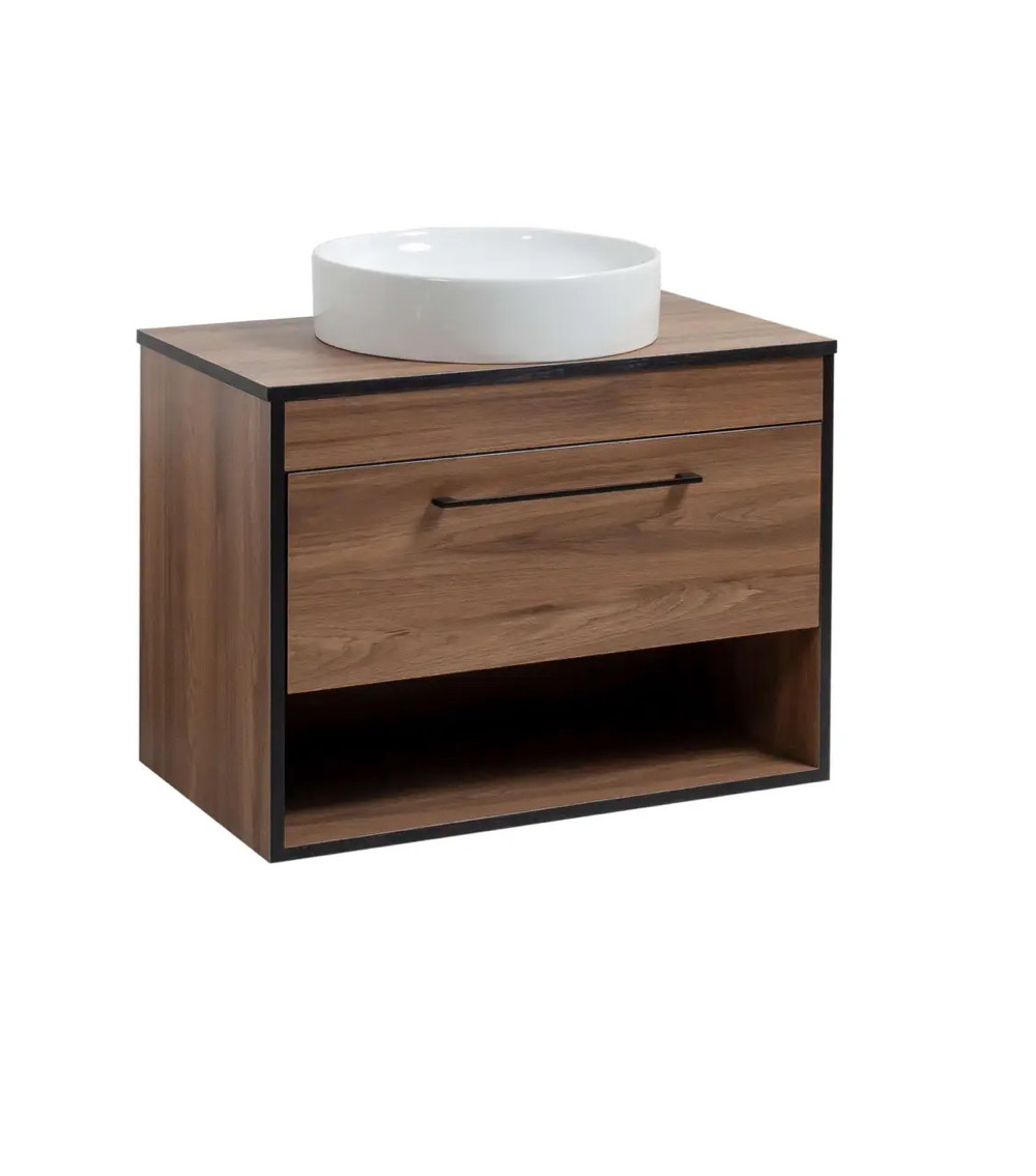 Тумба підвісна Valencia Т-3 80 см + стільниця, без умивальника