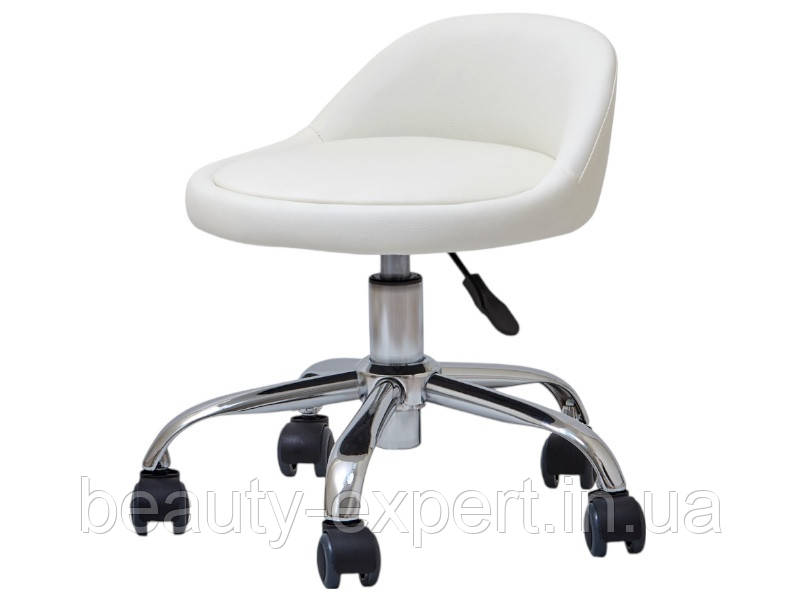 Стільчик майстра низький табурет для педикюру на колесах BS-348, фото 1