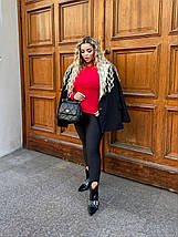 Лонг з довгим рукавом однотоний, фото 3