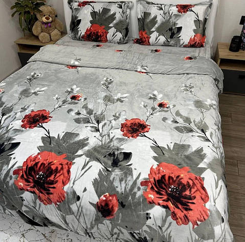 Велюрова постільна білизна Півтоспальний розмір, фото 1