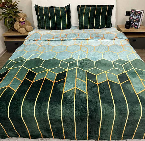 Велюрова постільна білизна Півтоспальний розмір, фото 1