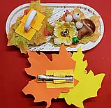 Набір осінніх прикрас на резиночках чи на заколках Осіння заколка Осенняя резинка Осенний Набор з листям, фото 2