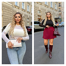 Лонг однотоний батал