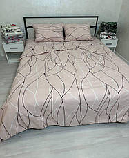 Байковий комплект постільної білизни Півтораспальний розмір, фото 2