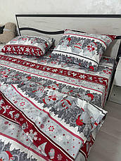 Байковий комплект постільної білизни Півтораспальний розмір, фото 3