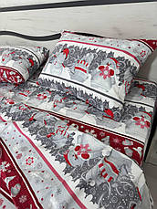 Байковий комплект постільної білизни Півтораспальний розмір, фото 3
