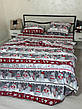 Байковий комплект постільної білизни Півтораспальний розмір, фото 6