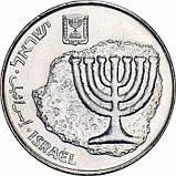 Ізраїль › Держава Ізраїль 100 шекелів, 1985 Ханука Мідно-нікелевий сплав, 10.8g, ø 29mm, фото 2