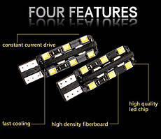 Світлодіод T10 LED CAN-BUS (габаритні вогні з обманкою)