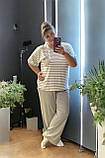 Піжама з довгими штанами та кофточкою великих розмірів. Nikoletta, фото 2
