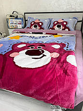 Велюрова постільна білизна Півтоспальний розмір, фото 3