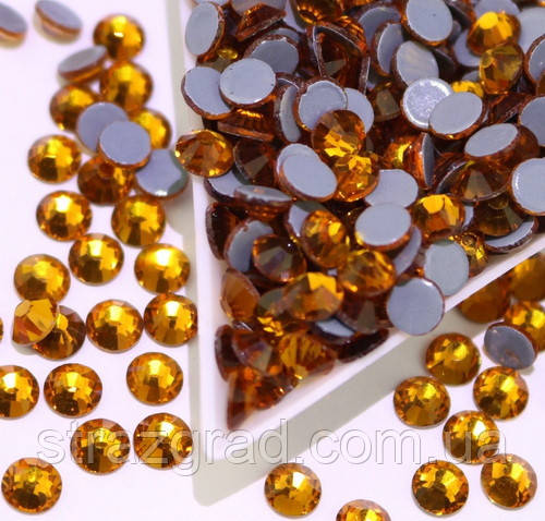 УЦІНКА Термо стрази Premium Topaz SS10 Hot Fix 1440 шт, фото 1