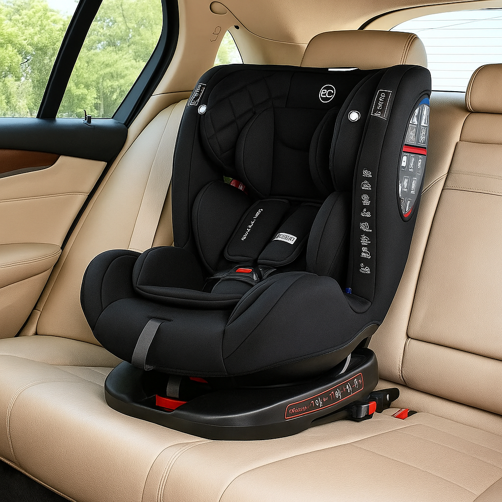 El Camino ME 1114 Everest Black ISOFIX 360° — дитяче автокрісло від 0 до 12 років, фото 1