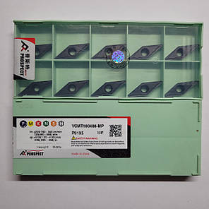 VCMT160408-MP P3135 PROSPECT (Сталь) Твердосплавна пластина, фото 2