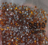 УЦІНКА Термо стрази Premium Topaz SS10 Hot Fix 1440 шт, фото 2