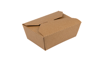 Ланч Бокс крафт 170х130х45(50шт/уп), крафтовий контейнер для продуктів