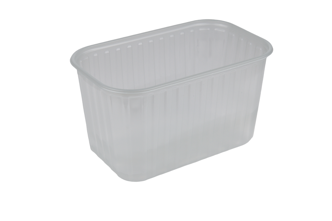 Упаковка матовая під ягоди 1 кг (50шт/уп), контейнер пластиковий для полуниці, контейнер одноразовий для малини, фото 1