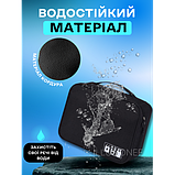Дорожня сумка-органайзер 24 х 19 х 10 см для аксесуарів, зарядних пристроїв, дротів, кабелів чорна, фото 2