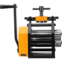 Вальцьовочна вальцовочна станок VEVOR оригінал 76 мм 3-в-1 для ювелірних робіт професійний, фото 4