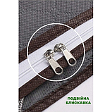 Органайзер з ручкою для ковдри, постільної білизни, подушок і речей 100х50х18 см, фото 8