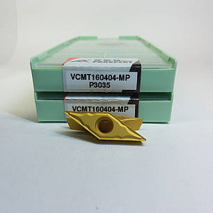 VCMT160404-MP P3035 PROSPECT (Сталь) Твердосплавна пластина, фото 1
