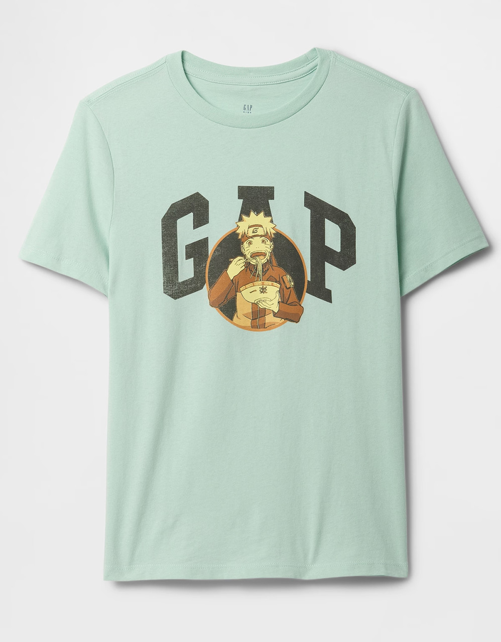 Футболка дитяча GAP з принтом Naruto 1159843426 (Бірюзовий S), фото 1