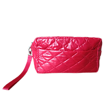 Косметичка жіноча стьобана червона для сумки 19*11*8 см