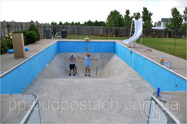 Будівництво басейну своїми руками