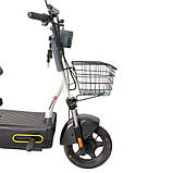 Велосипед з електродвигуном SPARK VOLT 14" 48V/400W/12Ah Чорний, фото 5