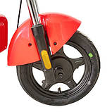 Велосипед з електродвигуном SPARK VOLT 14" 48V/400W/12Ah Червоний із синім, фото 5