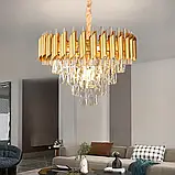Кришталева золота люстра 6062-500GD+SGD, фото 5