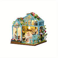 УЦІНКА! ПРИМ'ЯТА КОРОБКА Румбокс Будиночок Квіткова мрія Floral Reverie Kit DIY Miniature Dollhouse Kit K-1082