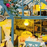 УЦІНКА! ПРИМ'ЯТА КОРОБКА Румбокс Будиночок Квіткова мрія Floral Reverie Kit DIY Miniature Dollhouse Kit K-1082, фото 9
