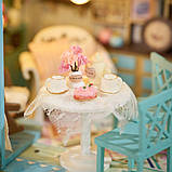 УЦІНКА! ПРИМ'ЯТА КОРОБКА Румбокс Будиночок Квіткова мрія Floral Reverie Kit DIY Miniature Dollhouse Kit K-1082, фото 10