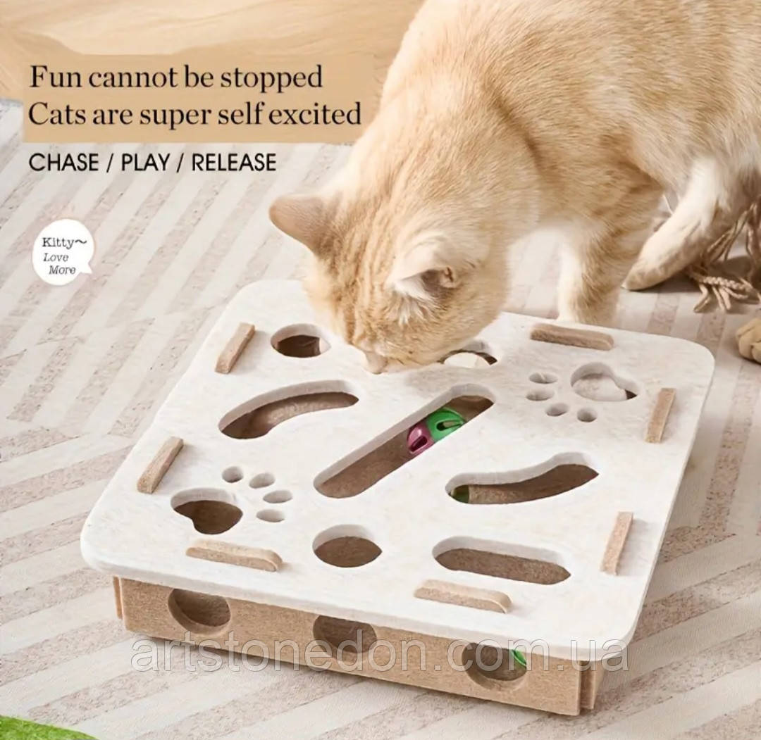 Інтерактивна іграшка для котів "Fun Cat Box", фото 1