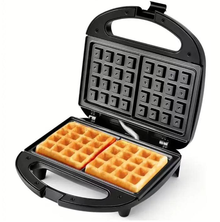 Вафельниця Hoffmans HM-3027 для дому Електрична вафельниця з антипригарним покриттям і терморегулятором