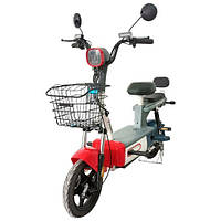 Велосипед з електродвигуном  SPARK VOLT 14" 48V/400W/12Ah Червоний із синім