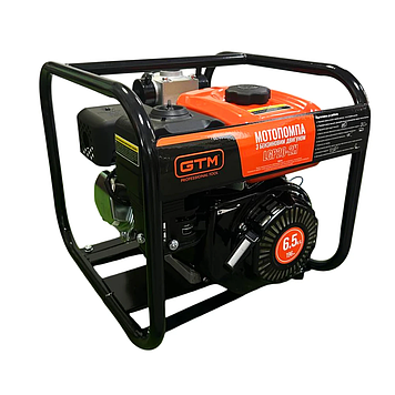 Потужна мотопомпа бензинова GTM LGP20-2H високонапірна для чистої води : 4.8 кВт (83937)