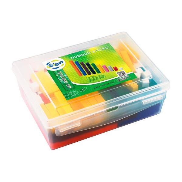 Набір для рахунку Gigo Палички Кюїзенера 250 шт. (1028-250R), фото 1